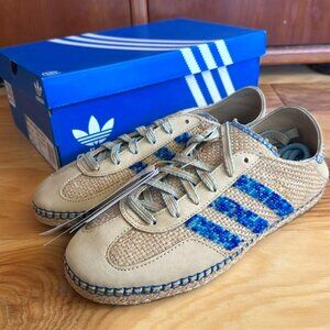 Adidas Women's Tan and Blue Casual Shoes